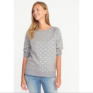 *CLOSET CLEANOUT*Old Navy Gray and Gold Sweatshirt